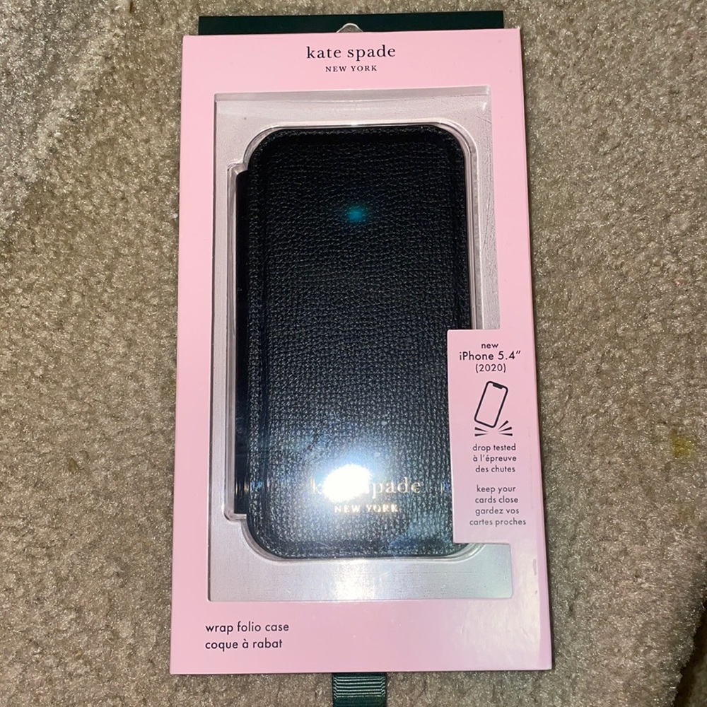 Kate Spade wrap folio iphone 5.4” case - 2020